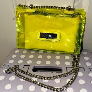 Steve Madden “bscene” clear bag. New.